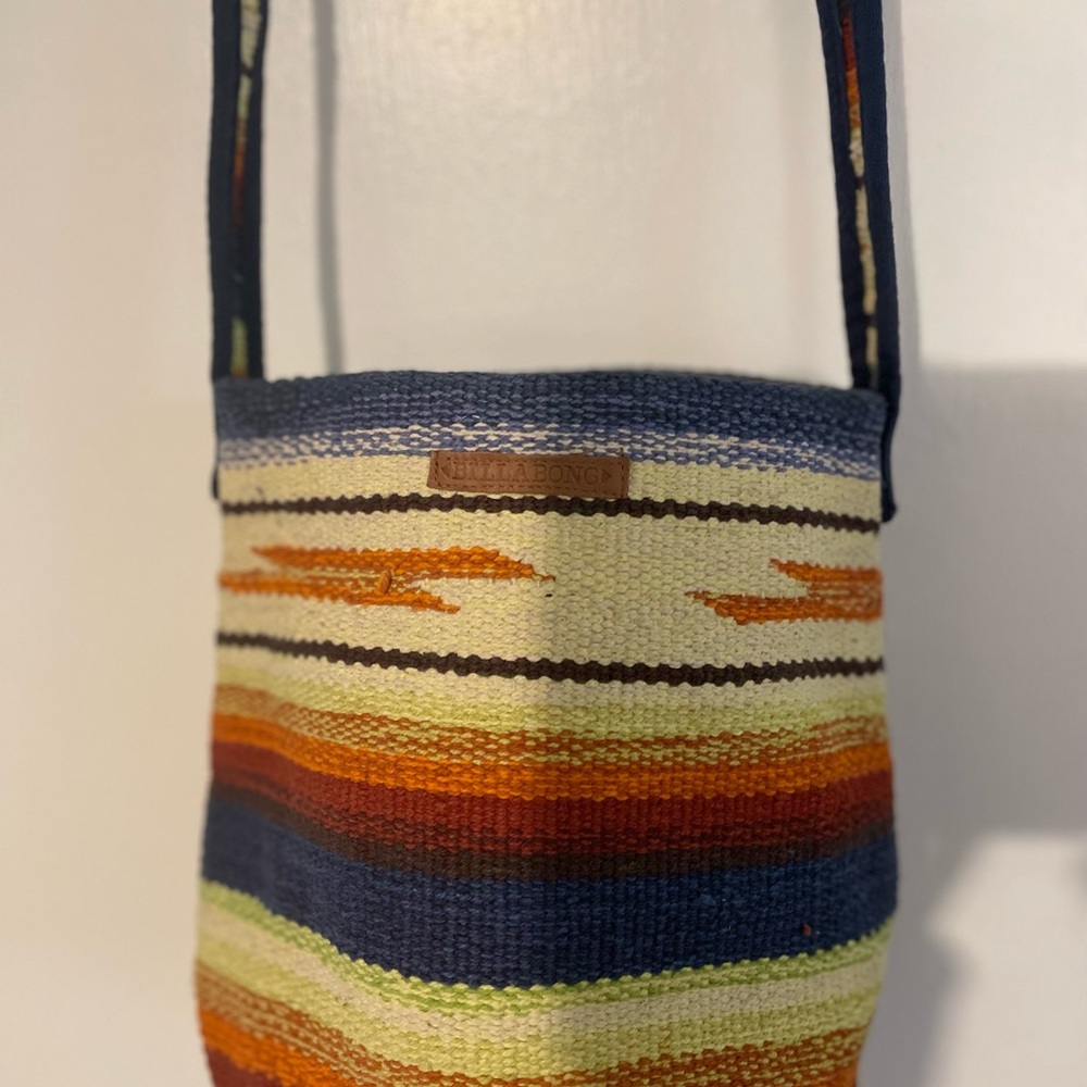 Billabong Wrangler Woven Crossbody Bag Woven Southwestern - purse body 10x10